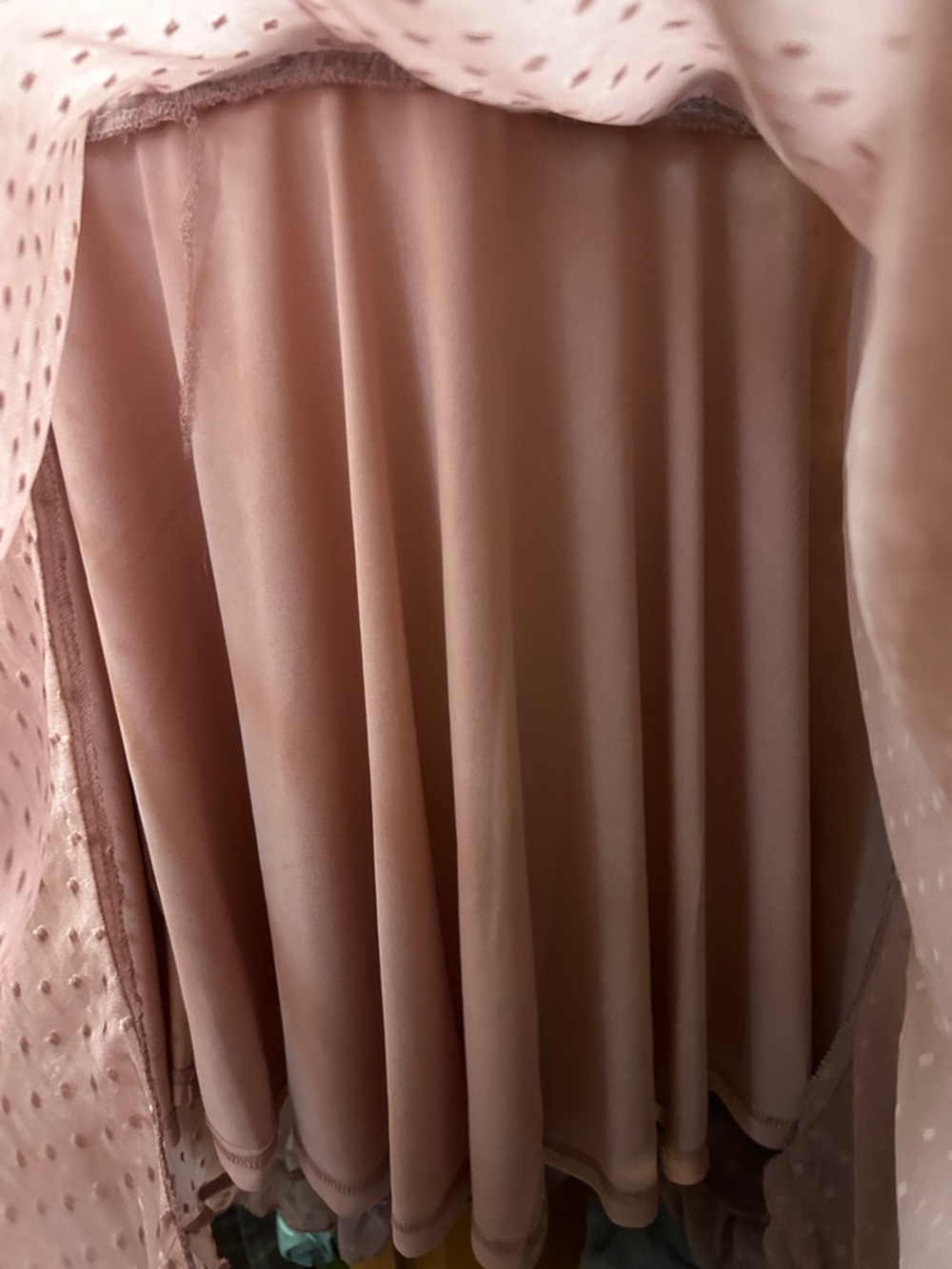 Boohoo Dusty Pink Textured Skater Dress-Size 12-NWT - Picture 4 of 6